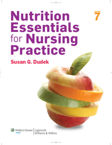 Nutrition Essentials for Nursing Practice 