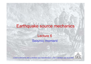 6 Seismic moment