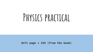 Physics practical