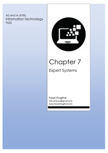 Chapter 7-Expert Systems