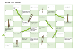 Snakes and Ladders Chemistry