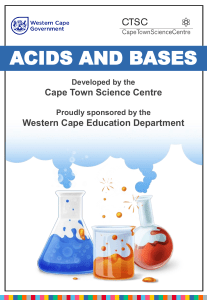 Acid and bases