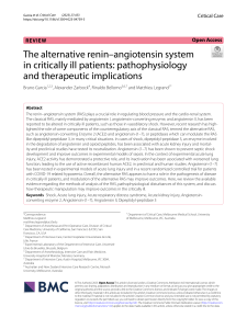 The alternative renin angeosin system