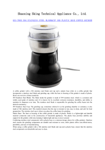 Electric Coffee Grinder
