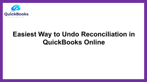 Expert Tips To Undo Reconciliation In QuickBooks Online