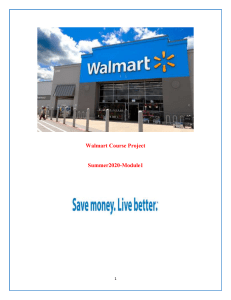 Walmart Course Project 