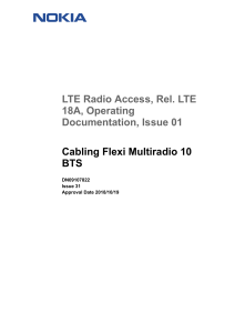 cabling flexi multiradio 10 base station