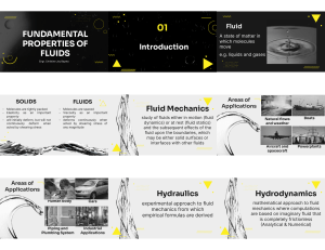 1 - Fundamental Properties of Fluids