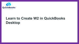 Discover how to create W2 forms in QuickBooks Desktop