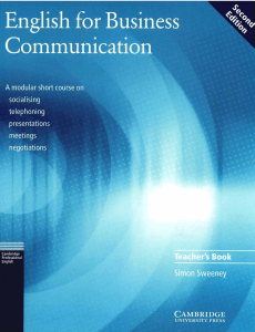 English for Business Communication (TB)