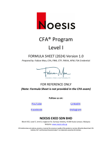 Noesis-CFA-Level-1-Formula-Sheet-2024