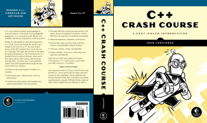 c crash course a fast paced introduction 