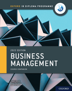 IB Business (Oxford 2020) Textbook