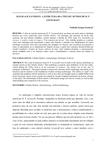 Estrutura do Cthulhu Mythos: Análise de H.P. Lovecraft