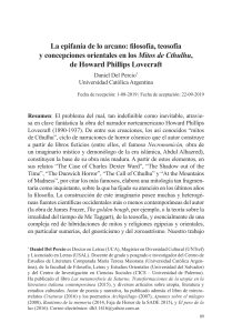 Mitos de Cthulhu de Lovecraft: Filosofía e Influencias Orientales