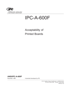 IPC-A-600F: Acceptability of Printed Boards Standard