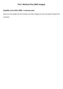 Pull Workout Plan: Strength Training Exercises