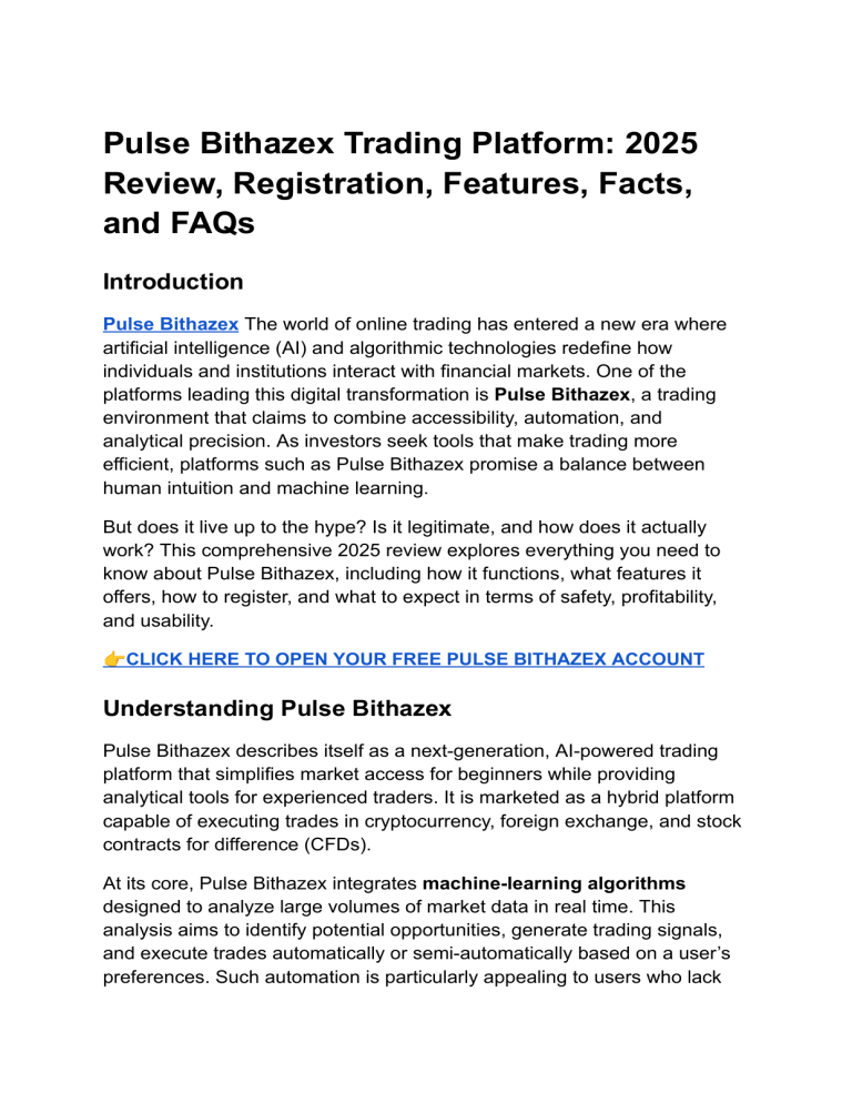 Pulse Bithazex Review