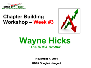Chapter Building Workshop Series - Week #3