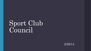 Sport Club Council - KU Recreation Services