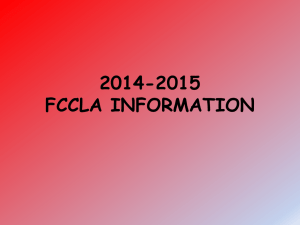 FCCLA Information @ PDC