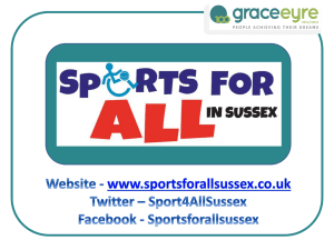 Sportsforallsussex - East Sussex County Council