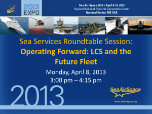 Operating Forward: LCS and the Future Fleet