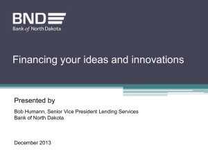 Financing Your Ideas and Innovations