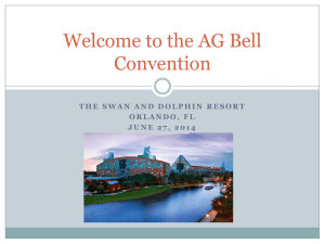 Welcome to the AG Bell Convention