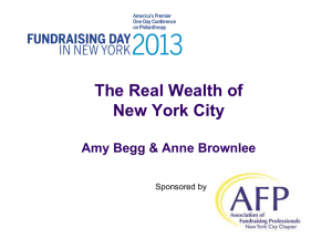 Real Wealth of New York - Association of Fundraising Professionals