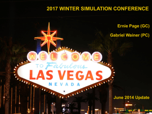WSC 2017 Report - Winter Simulation Conference