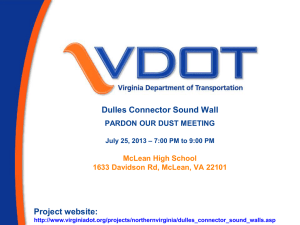 Present - Virginia Department of Transportation