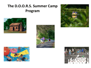 Summer Camp Information and Policy