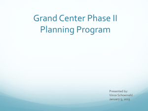Grand Center, Inc. Presentation