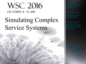 WSC 2016 Report - Winter Simulation Conference