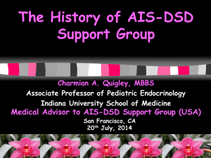 History of AIS-DSD SG - AIS
