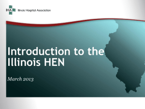 Overview – IHA P4P HEN - Illinois Hospital Association