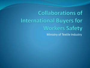 - RDA Cell Ministry of Textile Industry