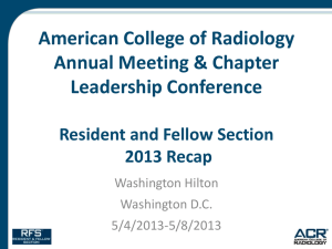 2013 RFS AMCLC Wrap-Up and Overview