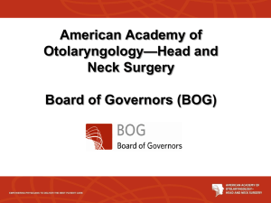 BOG - American Academy of Otolaryngology