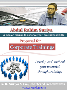 Training Proposal - Abdul Rahim Suriya-Home