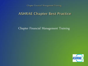 Chapter Financial Management Training
