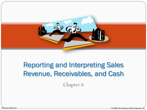 Reporting and Interpreting Sales Revenue