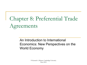 Chapter 8 - An Introduction to International Economics