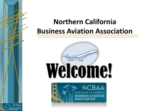 Powerpoint - Northern California Business Aviation Association