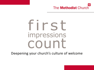 Welcoming through inclusion - The Methodist Church of Great Britain