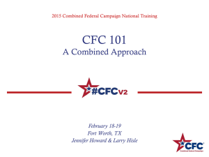 CFC 101 A Combined Approach