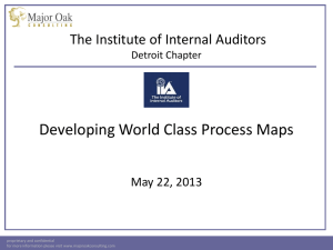 Process Mapping Excellence - The Institute of Internal Auditors