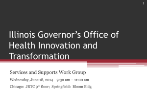 Services and Supports Work Group