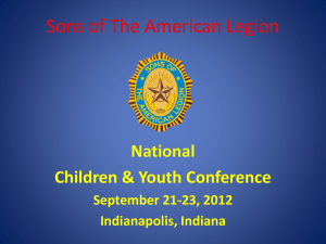 Sons of The American Legion PowerPoint